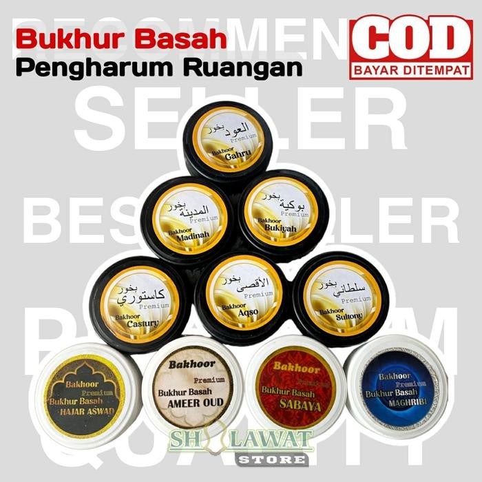 Bukhur Basah Premium / Buhur Dupa Arab / Bakhoor Dupa Basah / Bukhur Arab / Aromaterapi Pengharum