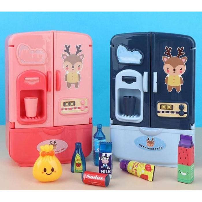 MAINAN KULKAS ANAK MINI - KULKAS MAINAN MINI - REFRIGERATOR MINI HADIAH KODE 616