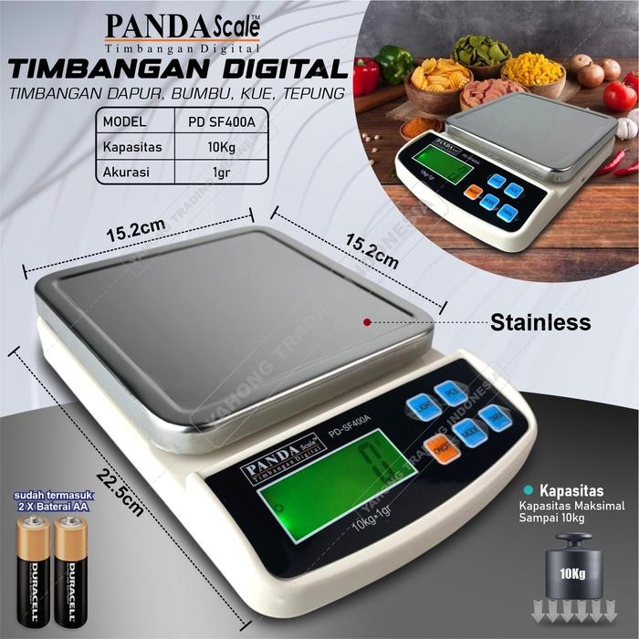 Goto Smart - Timbangan Dapur Digital / Timbangan Paket Bumbu Makanan 10Kg 1G