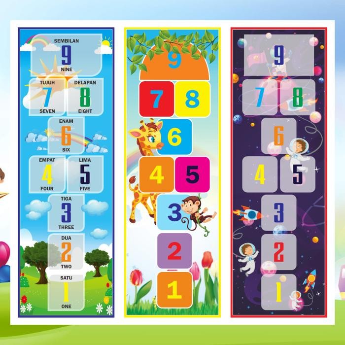 KARPET EDUKASI ANAK ENGKLEK/PECLE