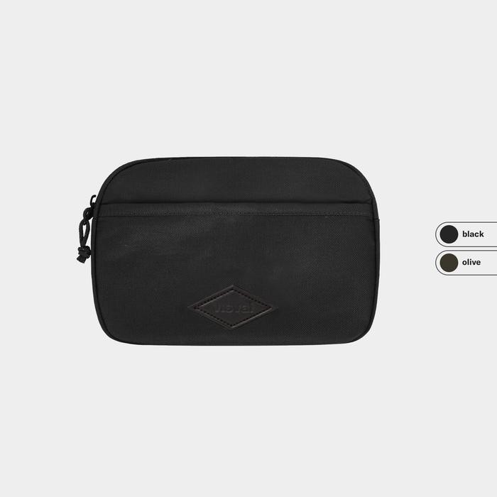 [BELI LOKAL] POUCH - HAND BAG ZEKA VISVAL - DOPP KIT - STORAGE BAG