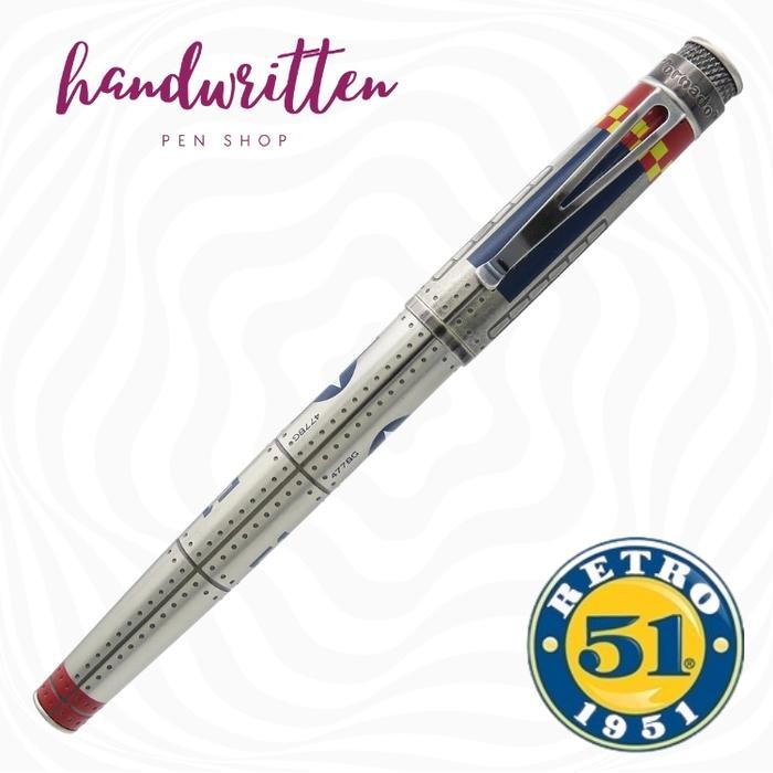 RETRO 51 MUSTANG P-51 TORNADO BRASS FOUNTAIN PEN