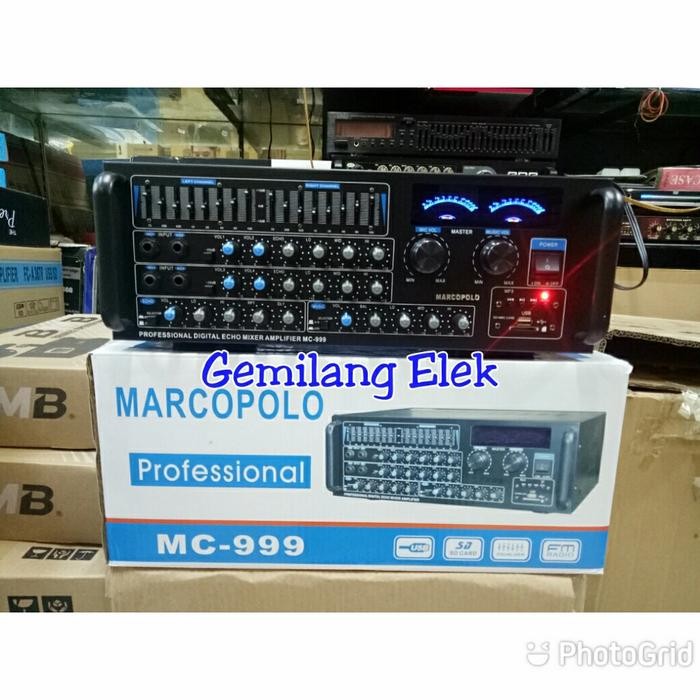 Murah Power Amplifier Karaoke Marcopolo Mc-999 Terlariss 