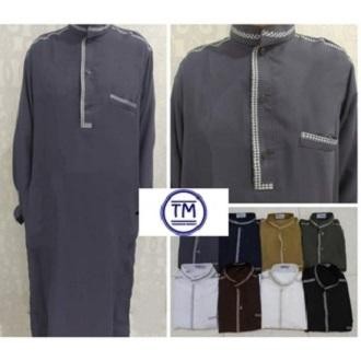 HRG DISKON Baju Koko Dewasa Gamis Dewasa Baju Muslim Dewasa Motif PQUE