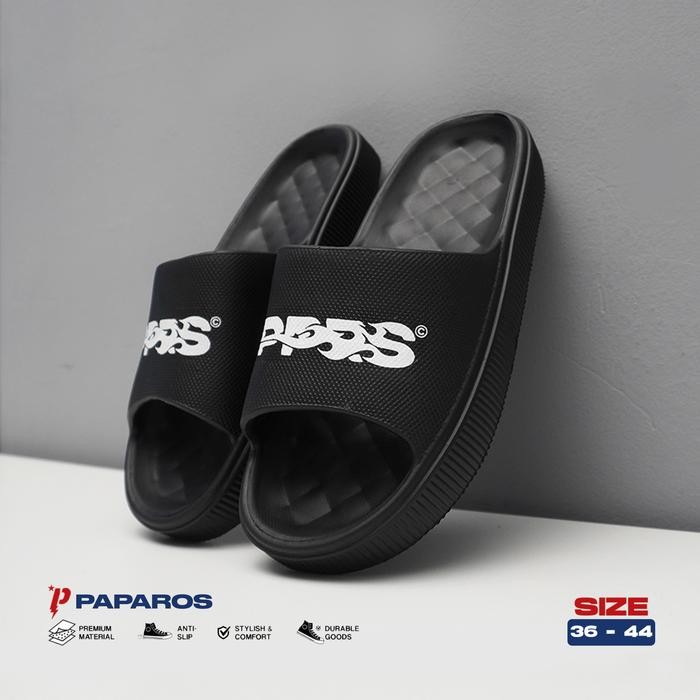 Paparos Footwear Cube Series Sandals Sandal Pria Sendal Selop Jelly Karet Eva Casual Pria Anti Slip