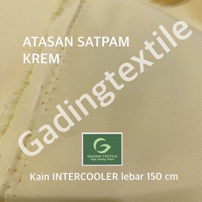 ( Per 1 Meter ) Kain Seragam Satpam Security Twill Drill High Twist Intercooler Lebar 150 Cm Meteran