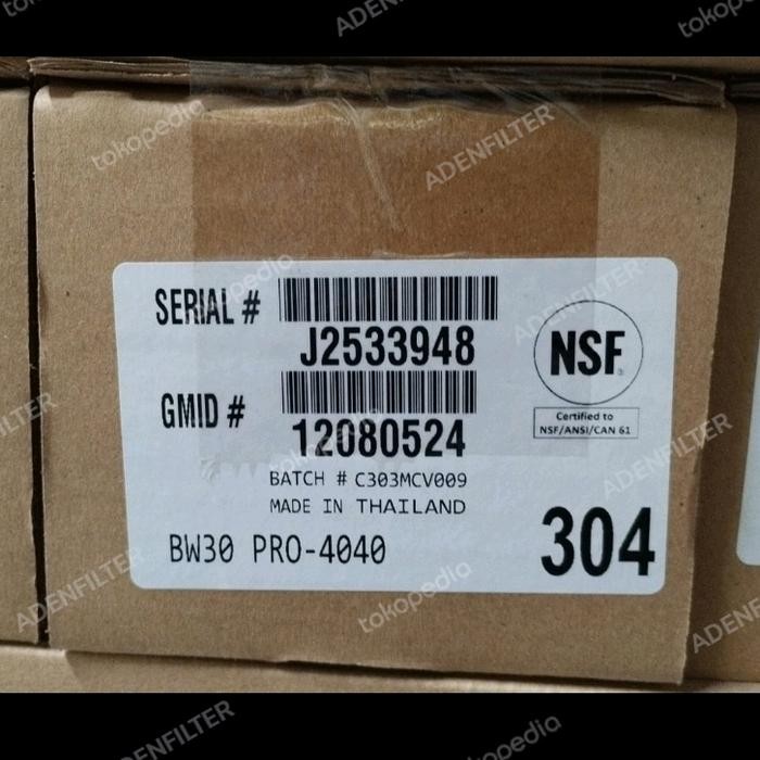 Membrane Filmtec BW30-Pro 4040