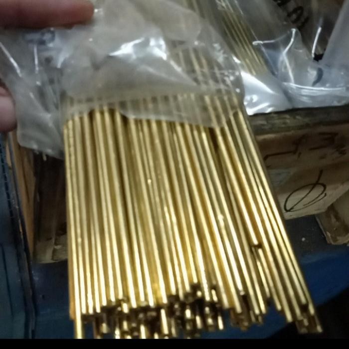 kawat las kuningan 2.5 mm x 1000 mm