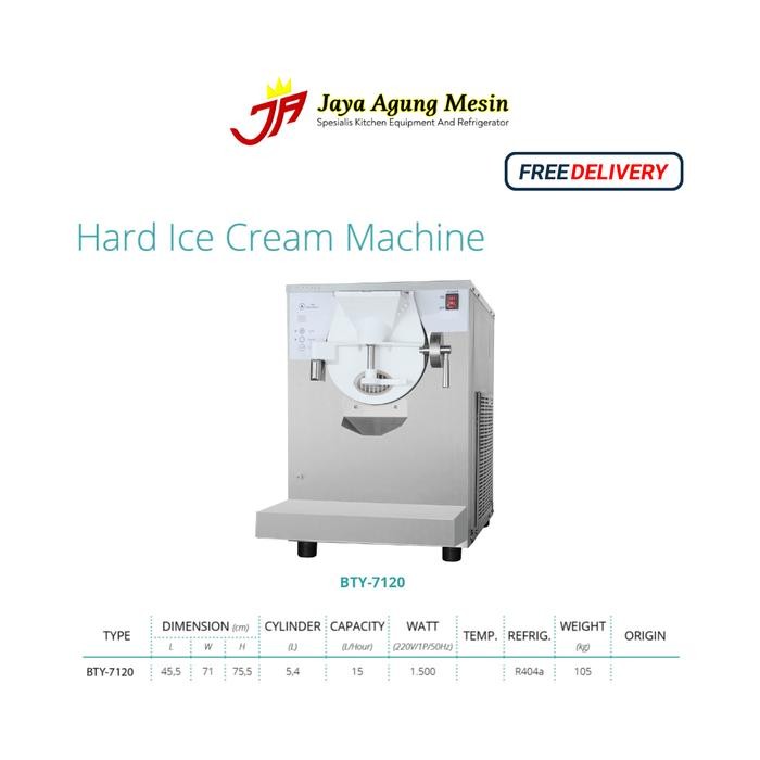 Hard Ice Cream Machine Gea Bty-7120 / Mesin Pembuat Hard Ice Cream