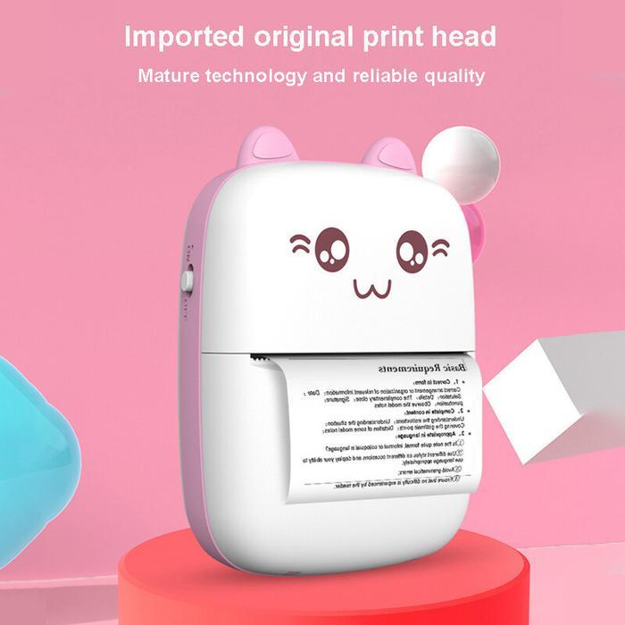 (Dikirim Dari Jakarta) Printer Thermal Bluetooth Printer Mini Portable Printer Bluetooth Buat HP /