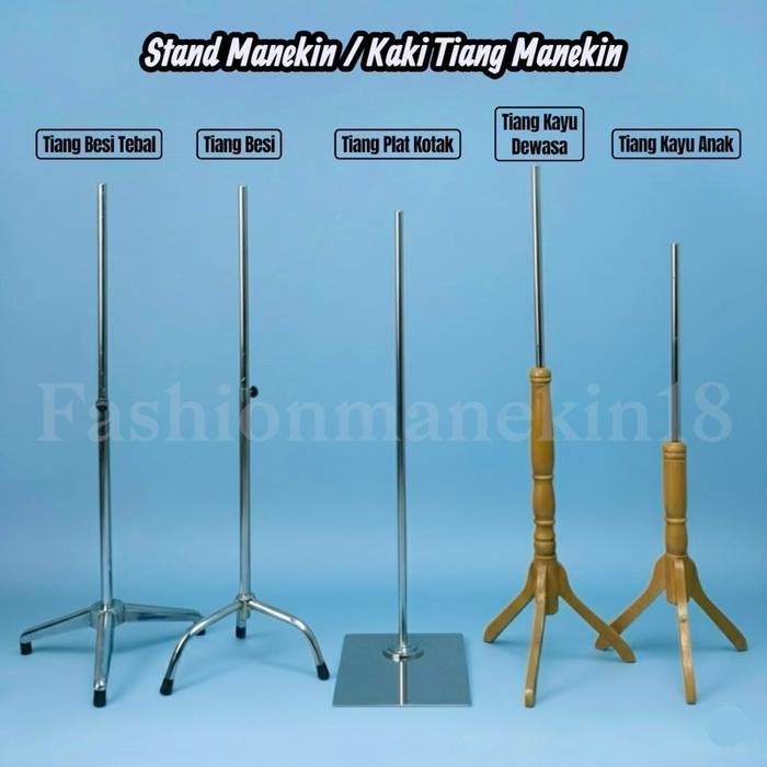 Kaki Tiang Manekin - Kaki Kayu Manekin - Kaki Besi Manekin