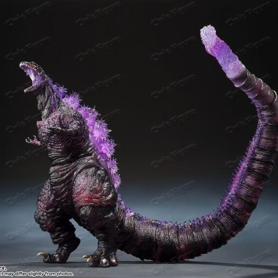 Authentic Bandai SHM Shin Godzilla 2016 Fourth Form Awakening, Real Godzilla Articulated Action