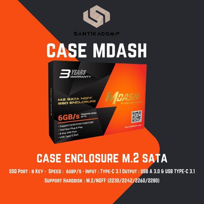CASING External SSD M.2 M2 Enclosure Midasforce Mdash Type C