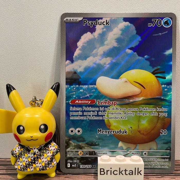Psyduck AR MA3 199/193 Kartu Pokemon TCG Trading Card Game Indonesia Original