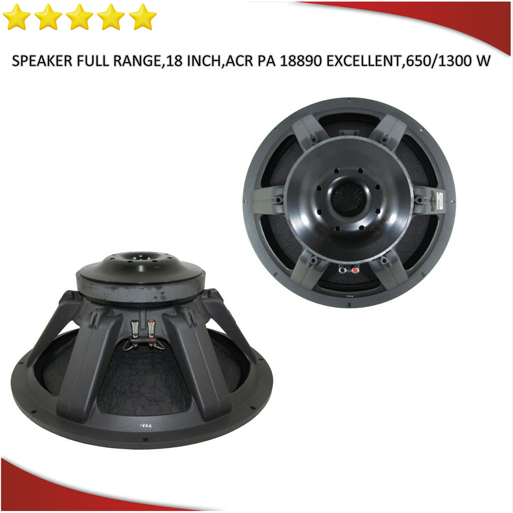 Speaker fullrange 18 inch ACR PA 18890 Excellent