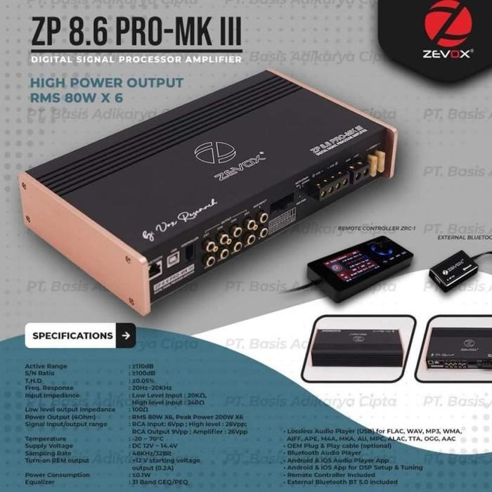 Processor Amplifier DSP VOX PRO 8.6 AMP Special Price PM
