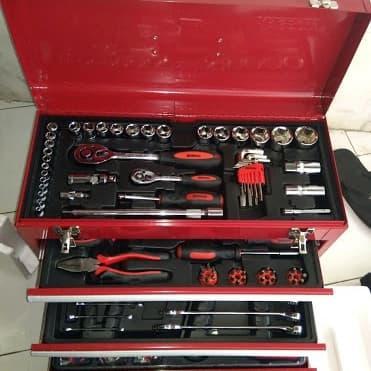 Mechanical Tool Kit Set Krisbow KW013814 Toolbox Peralatan Perkakas