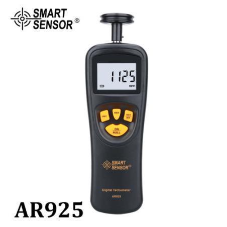 Smart Sensor Digital Tachometer Rpm Meter 0.5 - 19999 Rpm Ar925