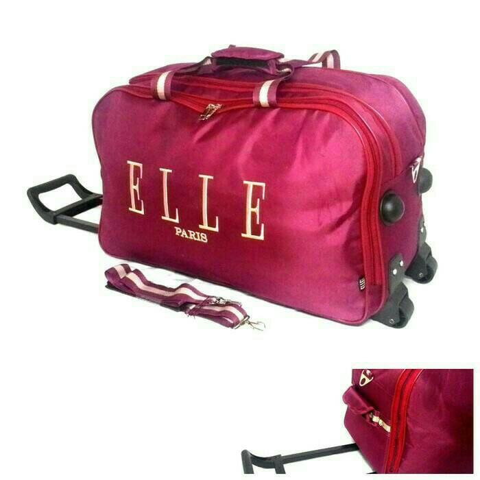 Flash Sale Tas Pakaian Trolly Elle Paris Koper Travelbag Tas Troli Roda Original