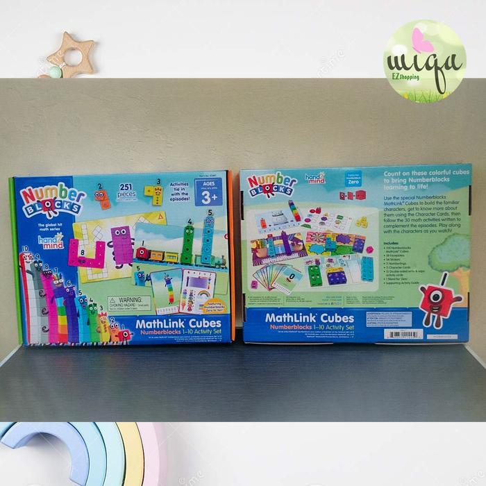 hand2mind MathLink Numberblocks 1-10 Activity Set, Mainan Edukatif