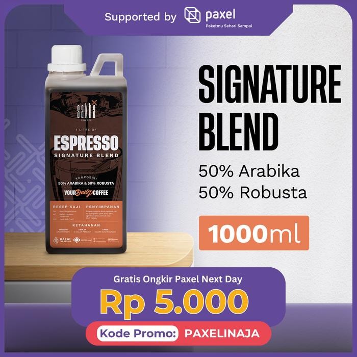 

oW.galiban - Espresso Cair Signature Blend 1 Liter Kopi Konsentrat Murni Asli