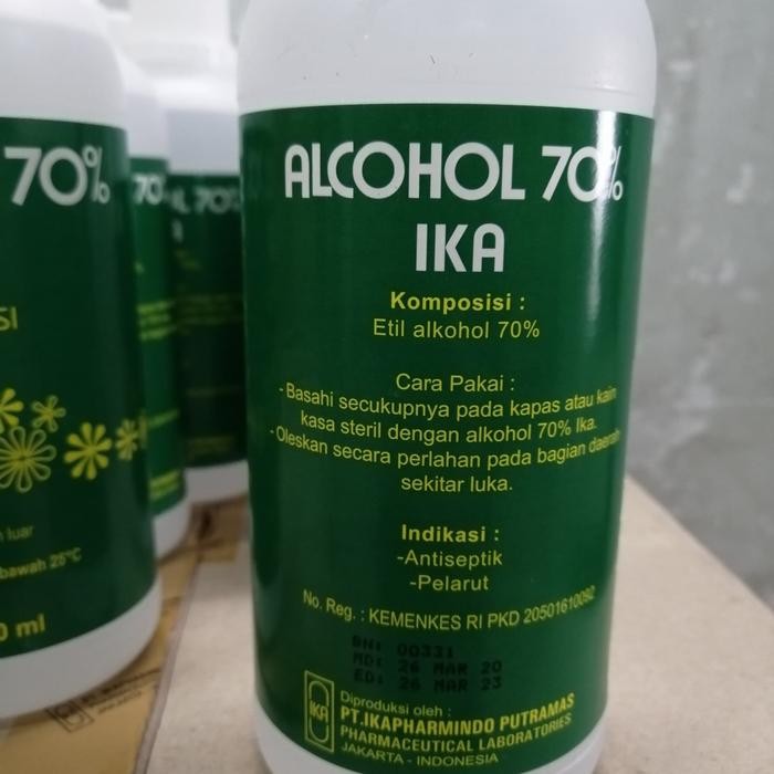 ALKOHOL ALCOHOL IKA 70% 500ML