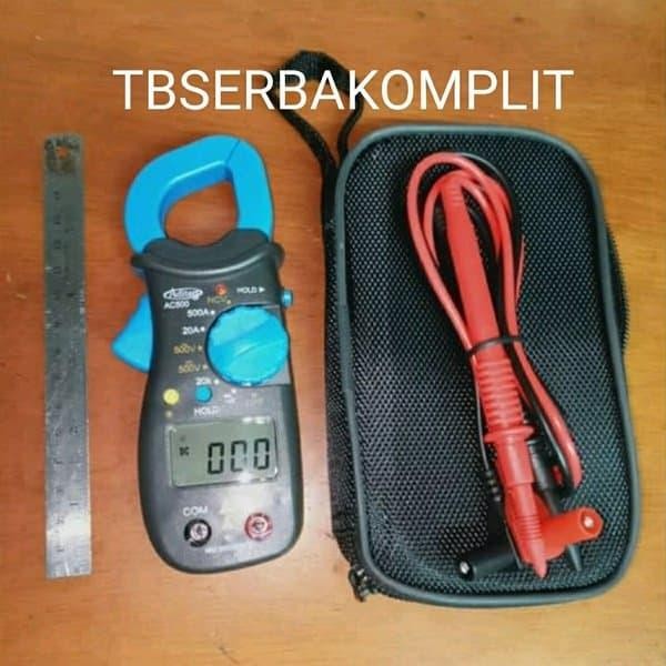 Ac Tang Ampere Digital 500A Clamp Ampere Meter Aditeg Ac500 With