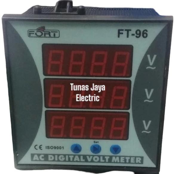 Digital Voltmeter 3 Display 3Phase Fort