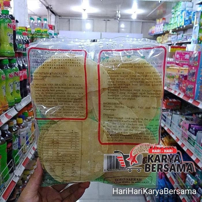 

NY.SIOK KERIPIK BELINJO UDANG ISTIMEWA 200GR