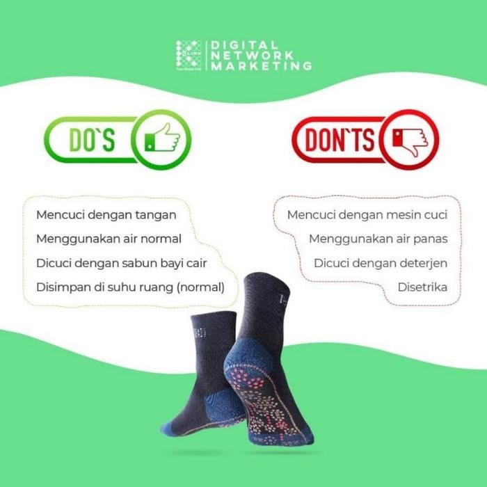 K GENTLEMAN ENERGY SOCKS KAOS KAKI KESEHATAN -Biru