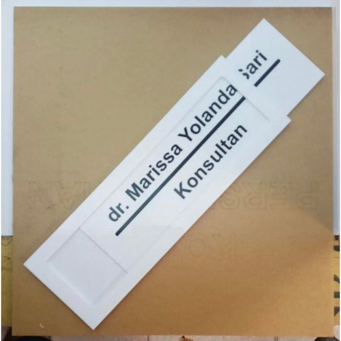 

CUSTOM RALLING / GESER PAPAN NAMA SIGN IN LABEL AKRILIK