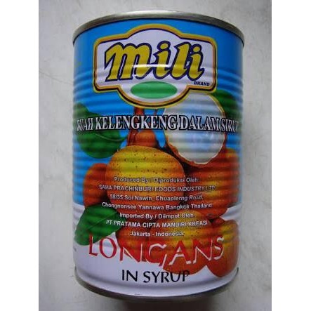 

Pilihan- Mili Longans In Syrup / Mili Longan