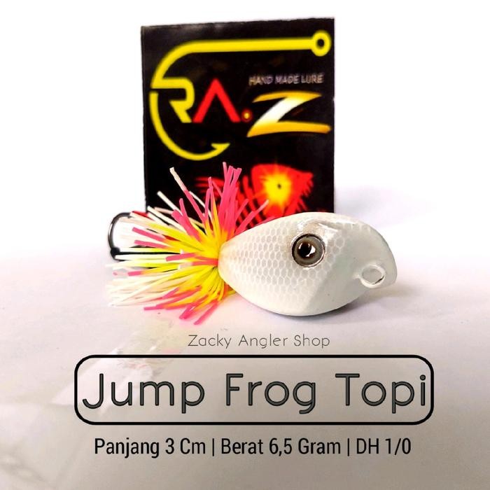 JUMP FROG TOPI 3 Cm Raz Lure Umpan Casting Gabus