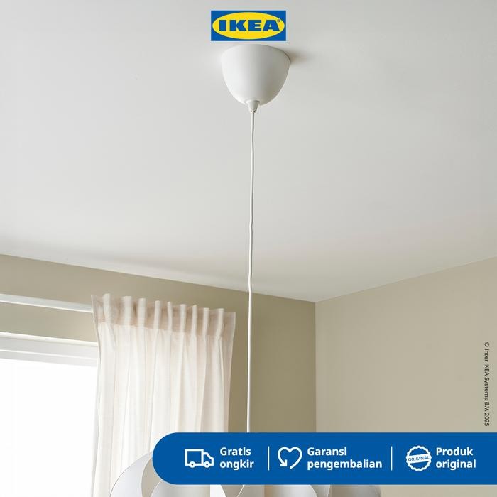 IKEA HEMMA Kabel Lampu Gantung 1.8m Plastik Set