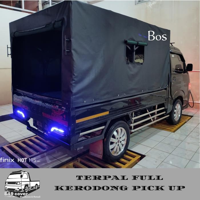 terpal mobil pick up,kerodong mobil pik up,terpal saung mobil pikup