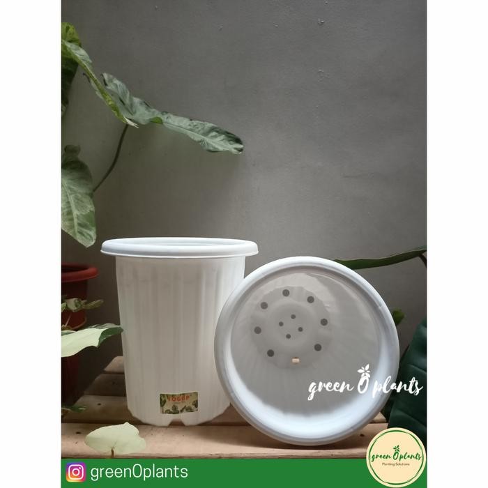 Grosir Pot Yogap YPT 17 Putih Lusinan