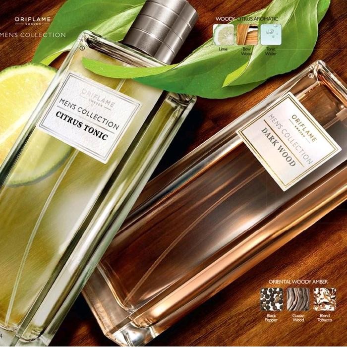 Parfum Mens Collection Dark Wood Edt/ Citrus Tonic Edt Eau De Toilette Perfume
