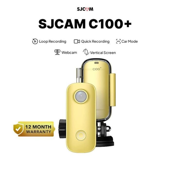 SJCAM C100 Plus Body Cam thumb magnetic mini Camera Tongsis