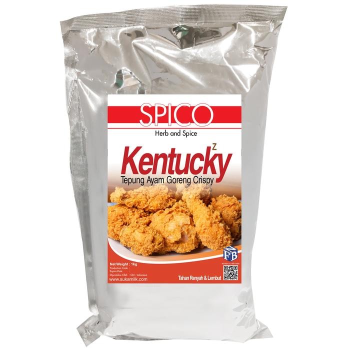 

Pilihan- Tepung Ayam Crispy Krispi Fried Chicken Kentucky Spico Z 1Kg