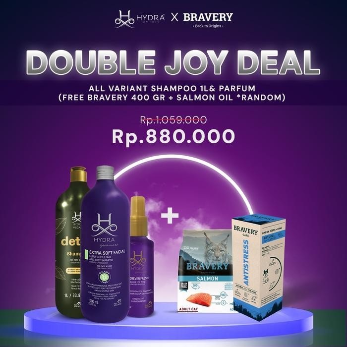 Pilihan- Hydra Groomers Shampoo & Conditioner - Grooming For Dog & Cat 1000Ml