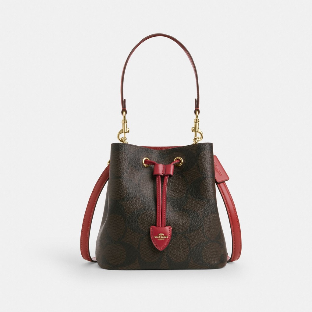 Coach Rowan Bucket Bag in Suede - Tas Jinjing Wanita