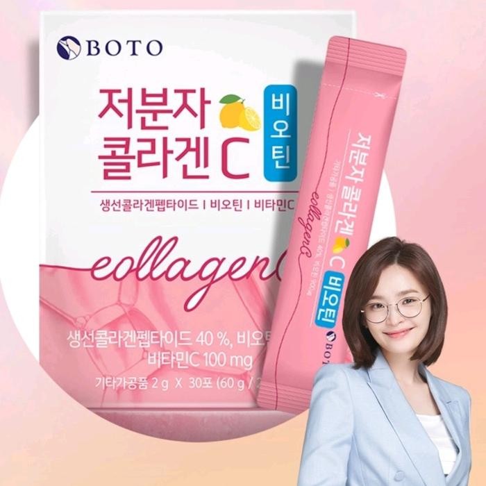 BOTO Collagen C+Biotin Collagen Powder 30 Stick