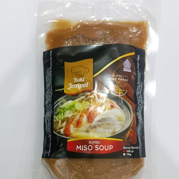 

Stok Baru Bumbu Miso 300gr Kemasan Klip Pouch