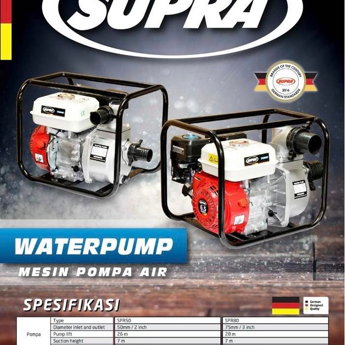 MESIN POMPA AIR IRIGASI / ALKON 3 INCH WATERPUMP BENSIN SEDOT 3INCH
