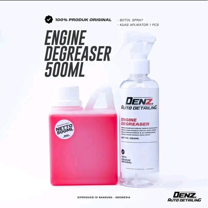 ENGINE DEGREASER PEMBERSIH KERAK MESIN DENZ AUTO DETAILING PEMBERSIH KERAK OLI MESINN ORIGINAL DENZ