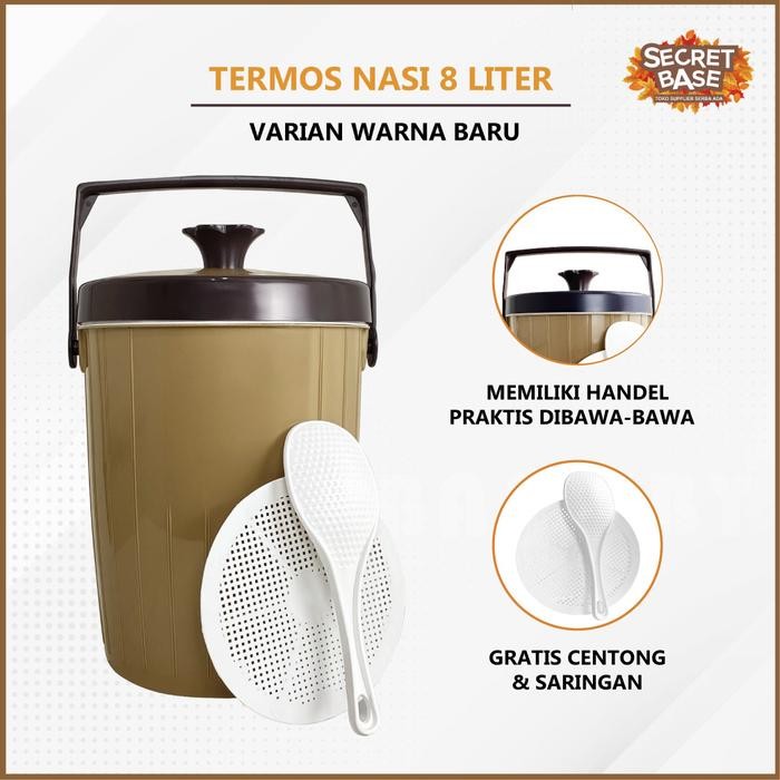 TERMOS NASI 8 LITER - Termos Es / Rice Bucket / Ice Bucket