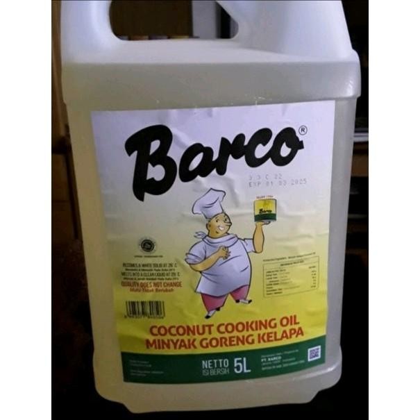 Pilihan- Minyak Goreng Barco 5 Liter Jerigen Minyak Goreng Kelapa Barco Jerigen 5 Liter