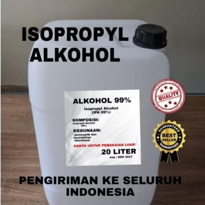 Ready Isopropyl alcohol 99% / Ipa 99% / Isopropyl alkohol- 20 liter