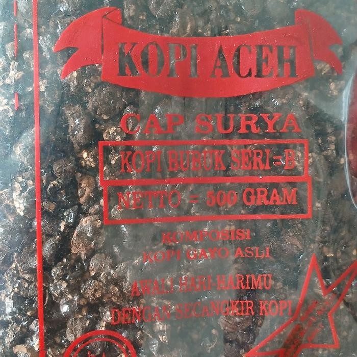 

TERMURAH KOPI BUBUK KASAR GAYO CAP MURNI Berat 500 GRAM READY STOCK