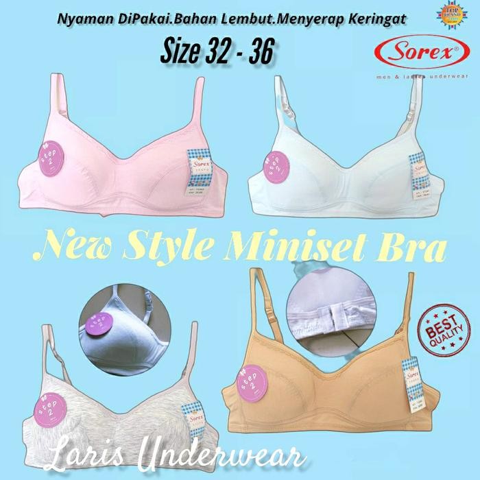Pilihan- Miniset Remaja Semibra Step 2/Tanpa Busa/Kait2/Bestseller